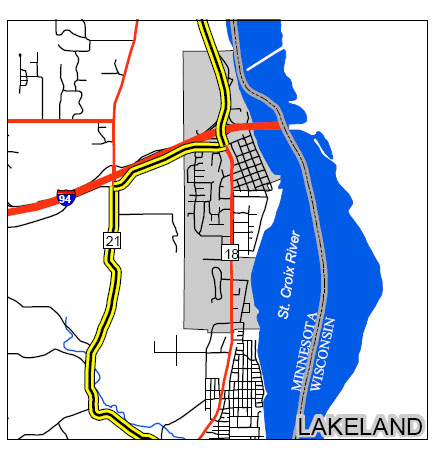 lakeland large map